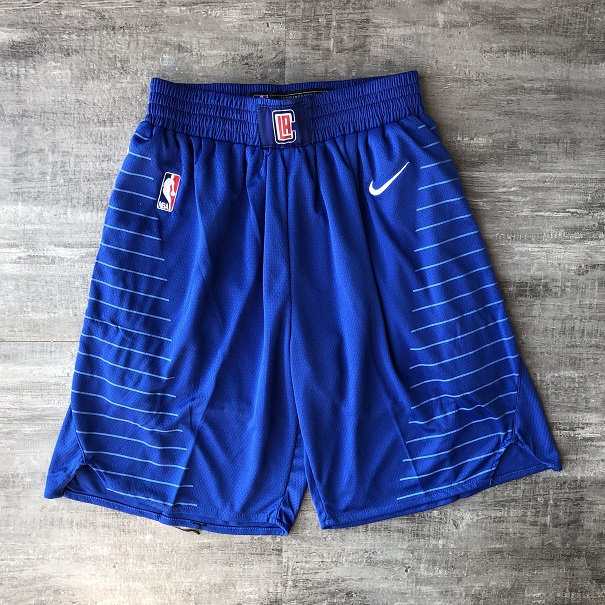 Men NBA Los Angeles Clippers blue Shorts 0416